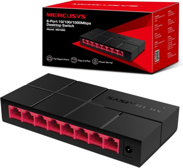 Switch 8 PORT MERCUSYS MS108G 10/100/1000