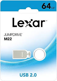 Flash 64G Lexar M22 USB 2 Metal