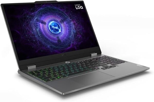 Lenovo LOQ 15IRX9 Gaming - 13th Intel Core i5-13450HX, AI Chip: LA1, NVIDIA GeForce RTX 3050 6GB GDDR6 Graphics,16GB DDR5 RAM, 512GB SSD, 15.6" FHD (1920x1080) IPS 300nits 144Hz 100% sRGB, Backlit Keyboard
