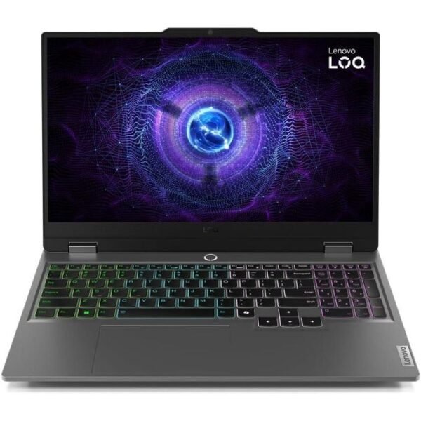 Lenovo LOQ 15IAX9E (Essential) Gaming - Intel Core i5-12450HX 8Cores, NVIDIA GeForce RTX2050 4GB GDDR6 Graphic, 16GB DDR5 RAM, 512GB SSD, 15.6" FHD (1920x1080) IPS 144Hz 100% sRGB //RGB Mouse//2 Years//