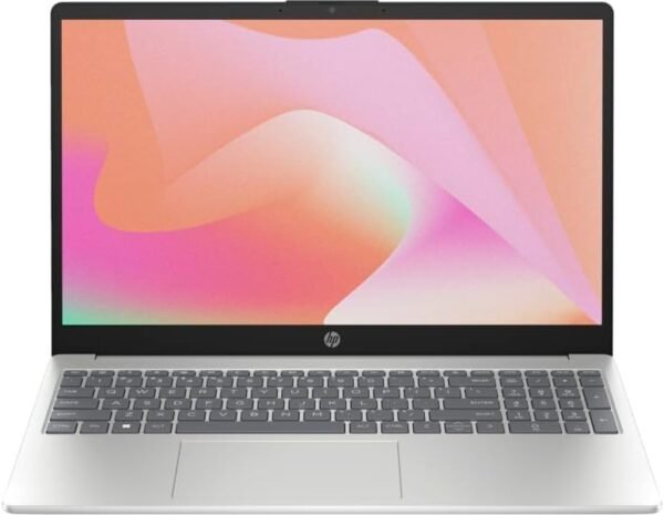 HP 15-fd0498ne - 13th Intel i5-1334U 10-Cores, 16 GB RAM, 512GB  SSD, Intel Iris X Graphics, 15.6" FHD (1920x1080) anti glare 250 nits, Dos - Natural silver